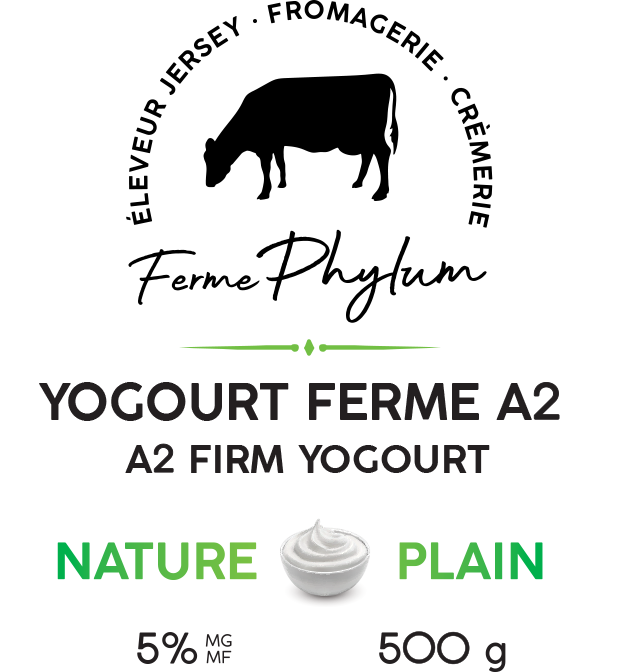 Étiquette - A2 Firm Yogurt - Plain